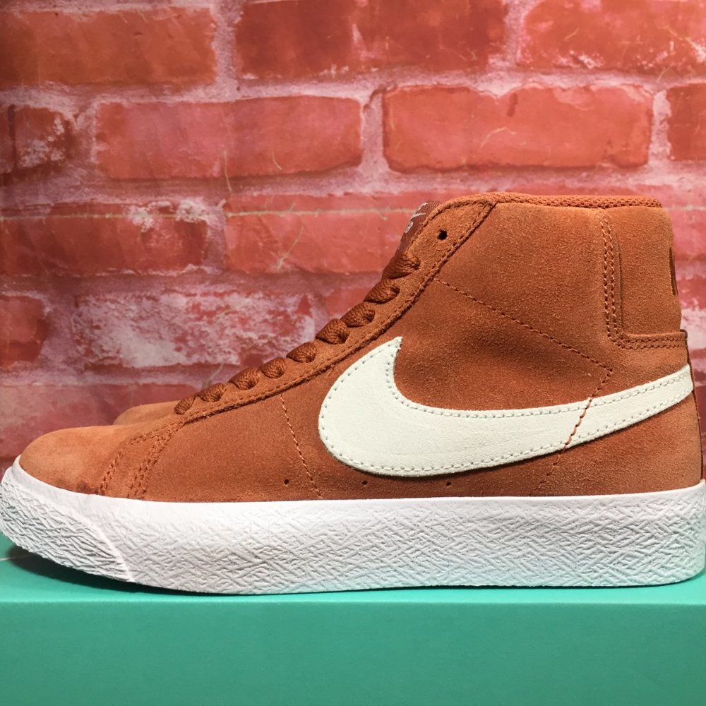 NIKE SB ZOOM BLAZER MID DUSTY PEACH WHITE 864349-201 MEN'S SIZE 4.5/ WMNS 6